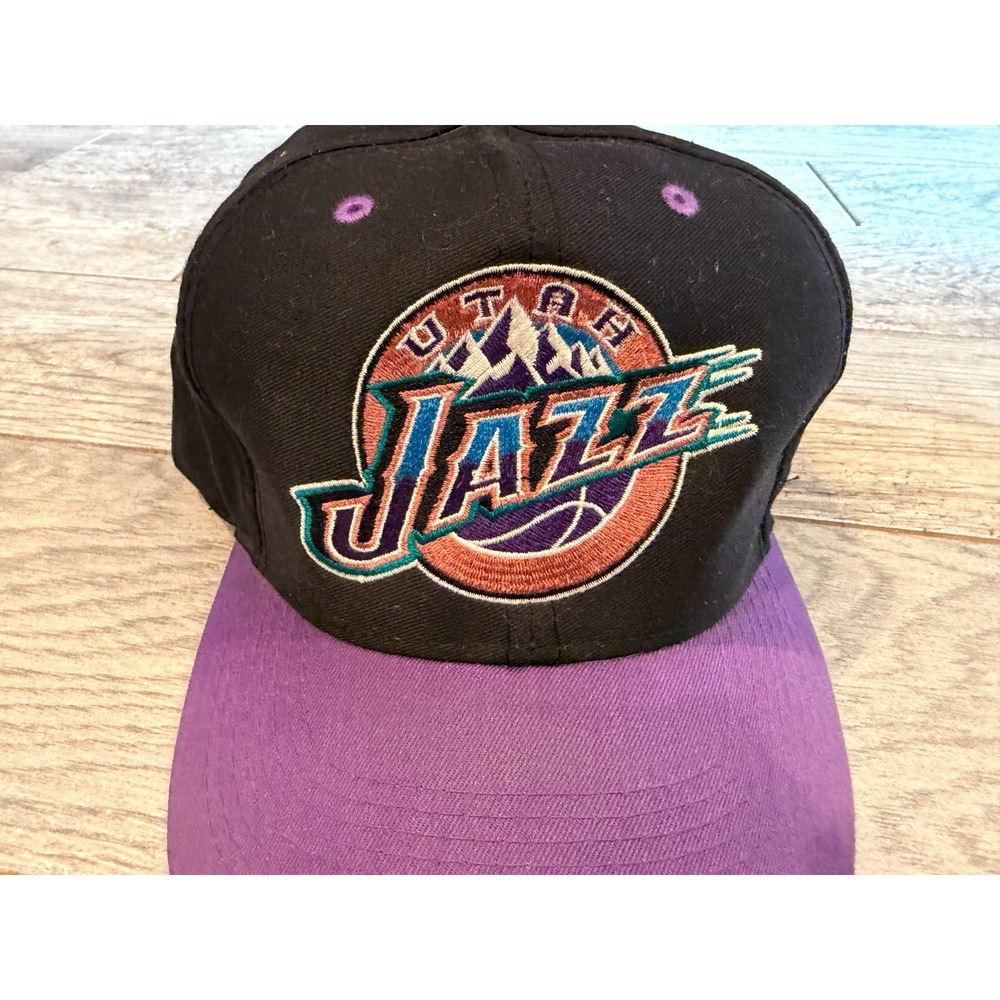 NBA Utah Jazz LOGO 7 Snapback Baseball Hat Cap Mountains Basketball Vintage Mens